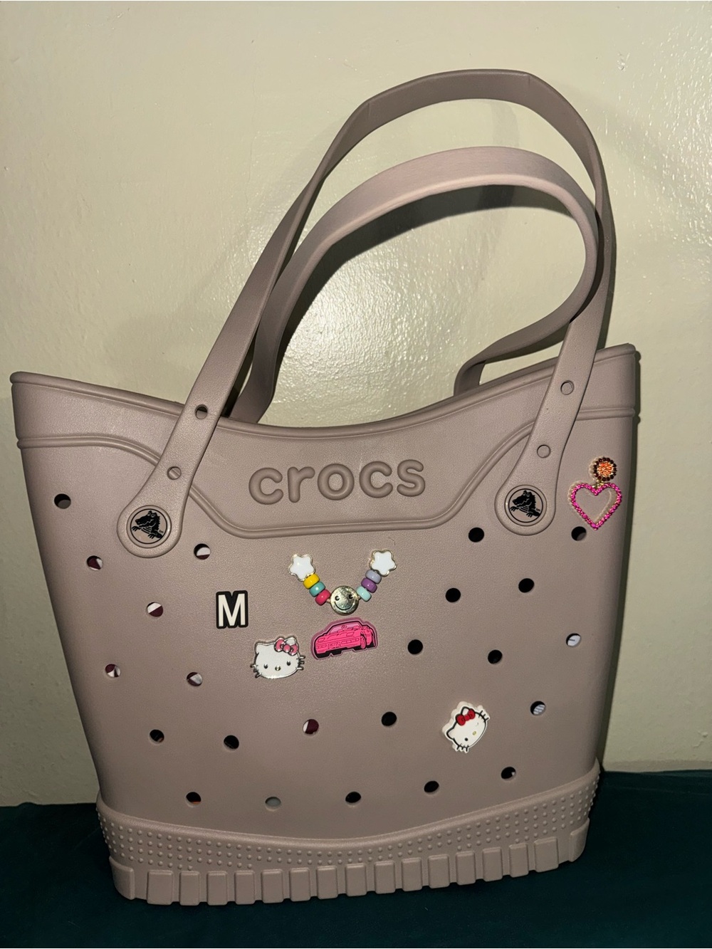 Crocs beige large  Tote Bag
